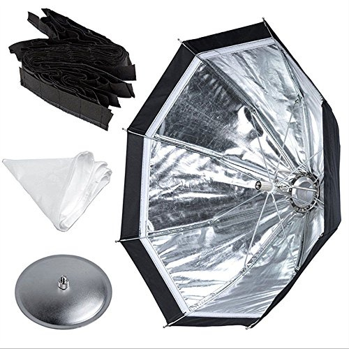 Yunchenghe AD-S7 Accesorio para Flash de Estudio fotográfico - Accesorios para Flash de Estudios fotográficos (Kit, Negro, Plata, Color Blanco, Wistro AD180/AD360)