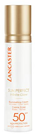 LANCASTER - Sun Perfect Infinite Glow - Illuminating Cream - SPF50 Protection With Full Light Technology - Prevention & Reduction Of Wrinkles & Dark Spots Appearance -Ultra-Lightweight Texture - 50ml