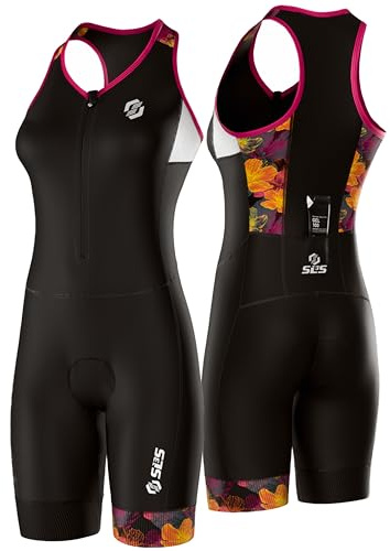 SLS3 Triathlon Suits Women - Durable AG Tri Suit Women, High Performance Design - Breathable Quick Dry Trisuit, No Shelf Bra
