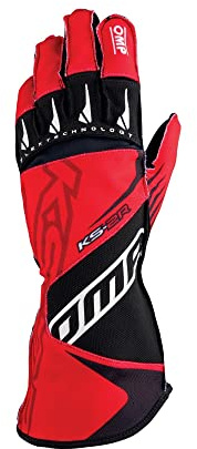 OMP KS-2R GUANTES MY2022 ROJO/NEGRO TALLA L