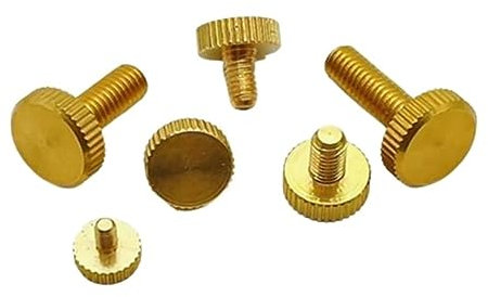 2-5 Teile/LOS M3 M4 M5 M6 * 4/5/6/8/10/12/16/20/25 Rändelschrauben aus Messing mit flachem Kopf und handfesten Rändelschrauben (Size : M5X25 2PCS-01)
