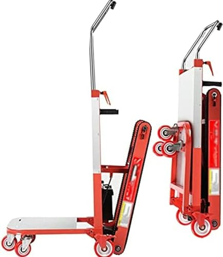 XENITE Elektrischer Raupen-Treppensteiger – Hochleistungs-Klappwagen für Treppensteiger, Handwagen, tragbar, faltbar und ergonomisches Design für einfaches Bewegen/24 V, 26 Ah-1pc