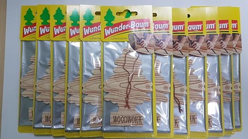 12x WUNDER- BAUM Woodwork Auto Duftbaum Lufterfrischer Airfreshener