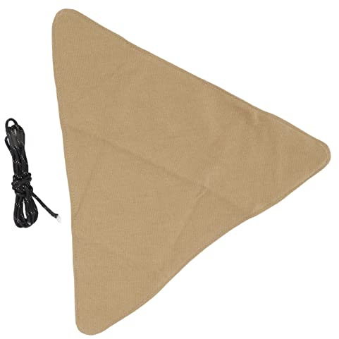 HWGING Dreibein-Hocker, Tragbar, Faltbar, Dreieck-Hocker, Handgefertigt, Kratzfestes Segeltuch, Camping-Hocker, Stoff Zum Angeln (Bräunen)