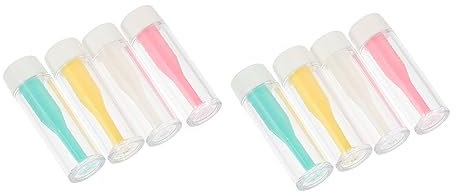 Healeved 40piezas Aplicadores De Lentes De Contacto De Silicona Removedores Portátiles para Inserción y Extracción De Lentes Sclerales Accesorios Prácticos para Cuidado