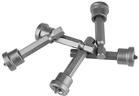 10Pcs 50mm PH2 Hex Shank Magnetic Screwdriver Bits Set for Drywall Plasterboard Locating Drywall Countersink Bit Magnetic 10 * 6 * 3