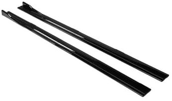 Seitenschweller Für VW Für Golf 6 MK6 Für GTI Für GTD 2009-2013 2,2 M Seitenschweller Stoßstangenverlängerung Kipphebel Splitter Diffusor Winglet Wings Seitenrock(Glossy Black)