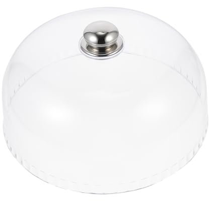 Cabilock 1Pc Copertura del Vassoio della Torta Palette Cupola del Supporto della Torta del Basamento Basamento della Torta Copre Chiaro Presenza Piatto della Torta Coperture Antipolvere