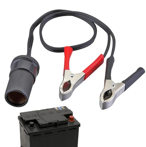 Pinzas de batería de, Pinzas de para Coche, Adaptador de Enchufe de mechero de 12 V/24 V, Cable de extensión de batería de vehículo, 30 A