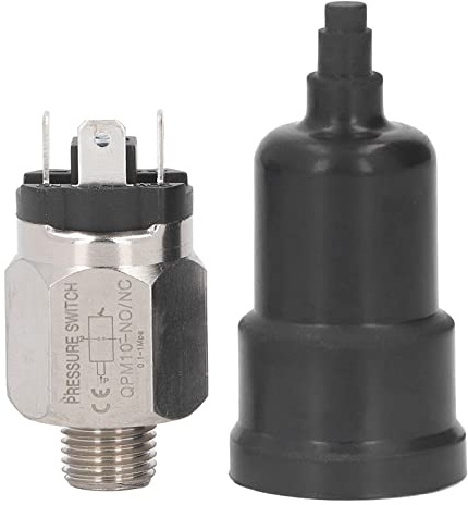 Pneumatischer Druckschalter mit Membran, Edelstahl, Einstellbar, Isolationsabdeckung, Kompakt, für Industriepumpen