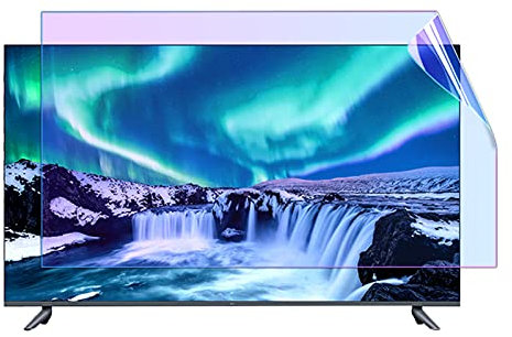 YBAAKZIIR Panneau de Protection d'écran TV, Filtre d'écran bloquant la lumière Bleue, Facile à Installer, sans Bulles, for téléviseur LCD LED OLED HDTV(32in(700 * 393mm))