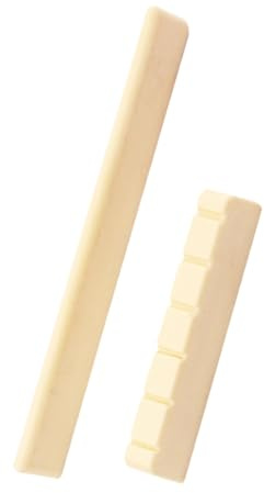 WHAMVOX Gitarrensattel Und Stegsattel-mutter Klassische Gitarren Ersetzbar Und Kürzbar Passende Gitarrenzubehör