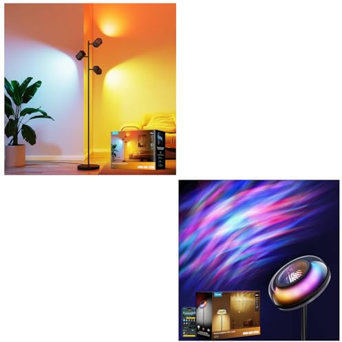 Govee Uplighter Floor Lamp for Living Room Bundle Tree Floor Lamp