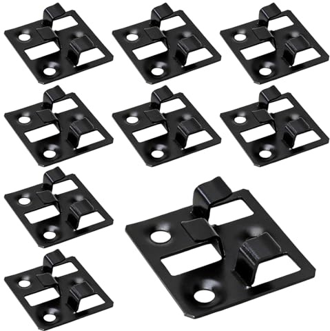 WPC Terrassendielen Clips, 100 Stück Terrassenclips Edelstahl Terrassenclips Terrassenbefestigung Stahl Clips Versteckte Abstandhalter für WPC/BPC Terrassendielen (Spalt 5mm Höhe 8mm)