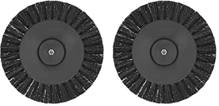 Haofy Testa per Spazzola per Trapano Elettrico Attacco Durevole per Trapani per la Pulizia della Casa per Testina per Spazzola da 3,5 Pollici da 2 Pezzi per la Decorazione del Tappeto (Black)