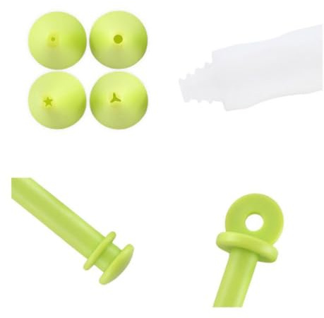 Genérico Bolígrafo de Silicona para Decorar Pasteles, Juego Multifuncional de 16 Piezas, Colores Surtidos, Herramienta para Manga Pastelera, Adecuado para Color Aleatorio Estilo Aleatorio