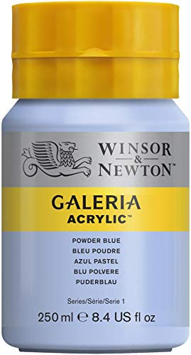 Winsor & Newton 2137446 Galeria Acrylfarbe, hohe Pigmentierung, lichtecht, buttrige Konsistenz, 250 ml Tube - Puderblau