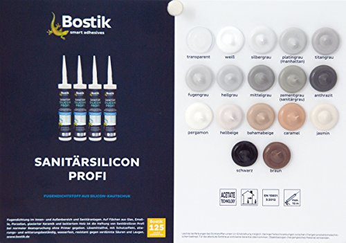 Bostik Sanitär Silicon PROFI, Inhalt: 300ml -verschiedenen Farben- (caramel)