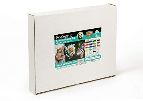 PanPastel Artist Pastels by GOLDEN, Complete Realism - Kirsty Rebecca Set, 20 Color, Professional Artist Pastels, Unique Pan Format (cake-like)