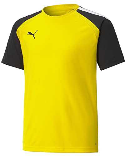 Puma Unisex Baby Teampacer Trikot Kinder Gelb Schwarz Gr 164 T-Shirt, Gelb (Cyber Yellow), 164 EU