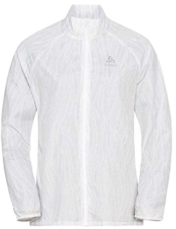 Odlo Damen ZEROWEIGHT PRINT Jacke, White, M