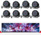 8 PCS 36 Led Par RVB DMX512 72W Projecteur Jeux de Lumiere pour Soiree avec télécommande lumière disco Auto/Son/Maître-d'esclave Éclairage de scène pour DJ Fête Bar bande mariage Halloween Noël