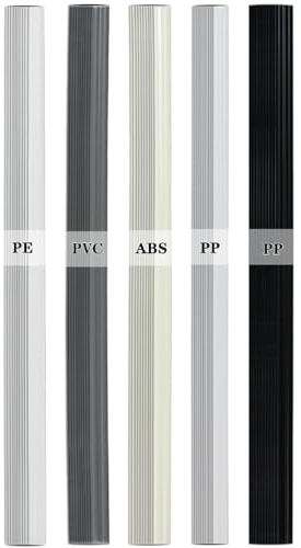 ABS/PVC/PE/PP-Kunststoff Schweißdraht,Kunststoff Schweißdrähte,Verstärkungsgewebe,Plastik Schweißstäbe,50PC Schweiß Stöcke 5-Farben Schweissaufsatz für Kunststoff Schweißreparatur