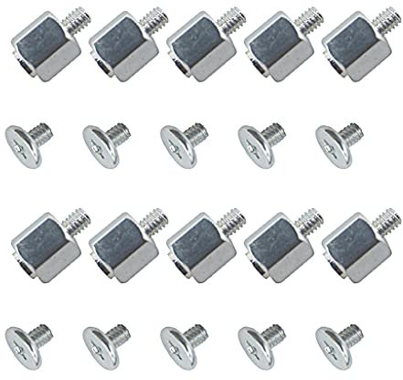 10 Set Hand Tool Mounting Kits Stand Off Screw Nut For A-SUS PC Laptop For M.2 SSD Motherboard Computer Heatsink Mount Pin CPU Cooling System Radiator Memory Heat Dissipation Pad Hard