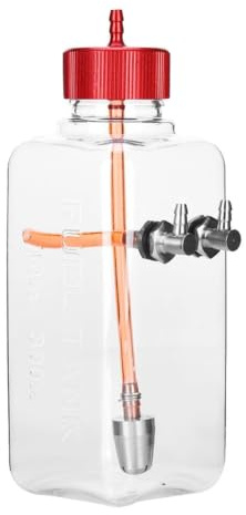Depósito de combustible RC, piezas transparentes de plástico para el depósito de gasolina del motor accesorios de repuesto combustible de aviones teledirigidos accesorios para modelos de aviones RC