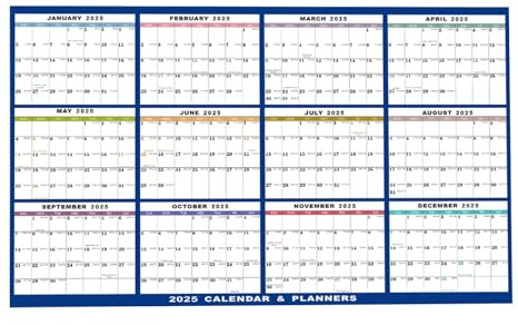 Calendrier mural effaçable à sec – Calendrier mural 2026, planificateur mensuel et annuel effaçable à sec, calendrier annuel de 12 mois, calendrier effaçable double face pour la maison, le bureau