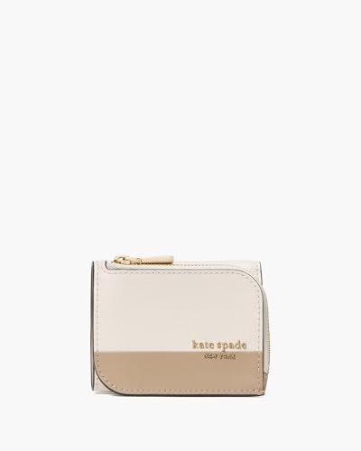 kate spade new york Devin Colorblocked Saffiano Leather Mini Trifold Wallet