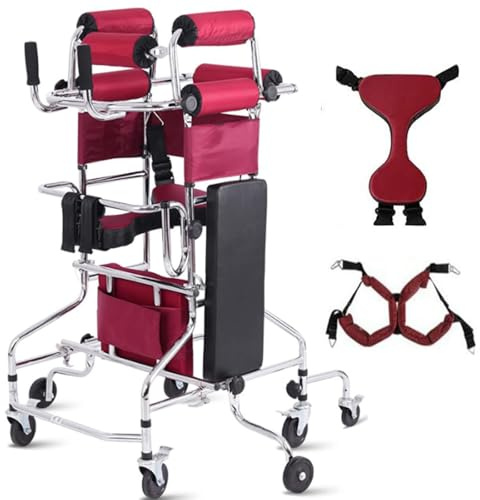Deambulatori Rollator, Ausilio Per Stare In Piedi Per Anziani, Riabilitazione Da Ictus Emiplegia, Telaio Regolabile In Altezza Per Adulti - Migliora L'Allenamento Per La Deambulazione Degli