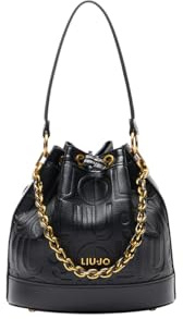 Liu Jo Secchiello Donna - Nero AA5200 E0538 Ecopelle UNI