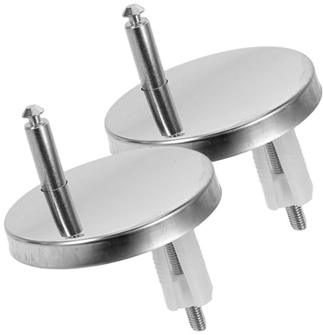 Anneome 2pares Pernos Para Asiento De Inodoro Tornillos De Fijación De Plástico Con Tapones De Expansión De Goma Accesorios Para Montaje De Tapa y Asiento De Inodoro Baño