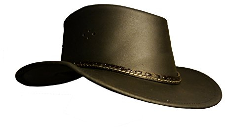 Bushfire Lederhut Yallingup schwarz Gr XL geölt echtes Leder, wasserfest