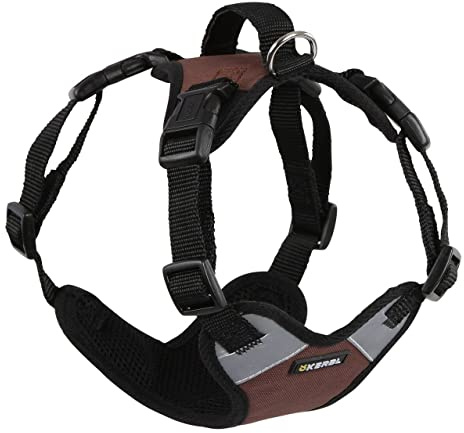 Kerbl Pet Harnais Pulsive Noir/Marron, 36x50cm, 46-60cm
