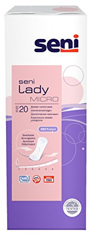 Seni 10272 LADY micro Inkontinenzeinlage mit 1 Tropfen, 20 Stück