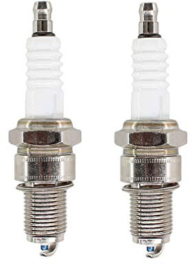 AISEN 2x Zündkerze für verschiedene Rasenmäher Hecht Fuxtec Einhell Ryobi Timbertech Brast Zipper Rotfuchs Scheppach und viele andere Ersetzt F7RTC F6TC F7TC LR17YC BP6ES N9YC W7DC