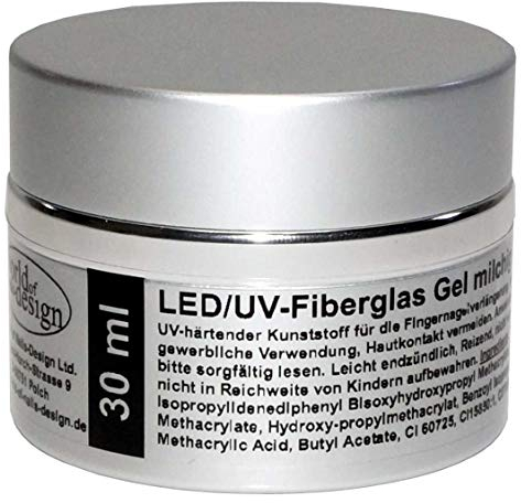 StudioLine LED/UV-Gel Fiberglas milchig rosa dickviskose milky rosé 30 ml natürlich glänzend 1-Phasen