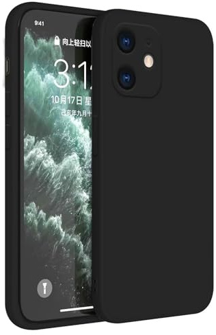 Topme Cover per iPhone 11 (6.1 Inches) Custodia Case, Protezione Della Pelle Della Custodia in Silicone Tpu - Nero