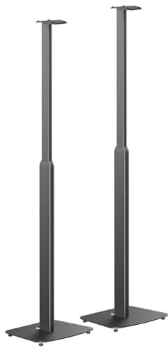 my wall SonosEra300 Höhenverstellbare Lautsprecherständer - HS45L, 2er Set, Sonos Ständer Höhenverstellbar, Perfekte Klangausrichtung, Entkoppelung, Sonos Standfuß