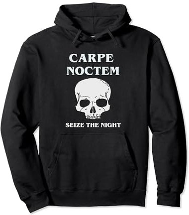 Carpe Noctem Aprovecha la Noche Metal Darkness Evil Sudadera con Capucha