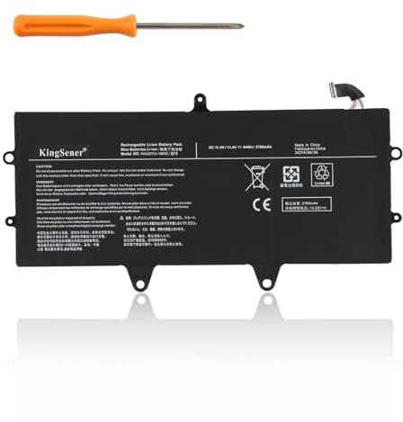 KingSener PA5267U-1BRS Laptop Akku für Toshiba Portege X20W X20W-D X20W-E X20W-D-10E X20W-D-10Q X20W-D-10R X20W-D-10V X20W-E-10D X20W-E-10E X20W-E-10F X20W-E-10X PA5267U 44Wh/3760mAh | 20W-D X20W-E X20W-D-10E X20W-D-10Q X20W-D-10R X20W-D-10V X20W-E-10D X20W-E-10E X20W-E-10F X20W-E-10X PA5267U