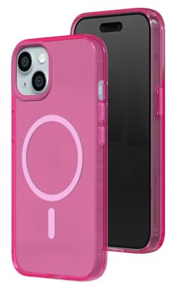 RhinoShield Coque Clear avec MagSafe pour iPhone 15 | Fixation magnétique renforcée, anti- jaunissement, haute transparence, antichoc, dépasse les normes militaires de protection