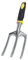 OFFSCH Fourche De Jardin en Acier Inoxydable Petit Râteau À Main Facile À Utiliser pour Les Parterres De Fleurs Prise en Main Confortable Réduit La Fatigue pour Le Jardinage