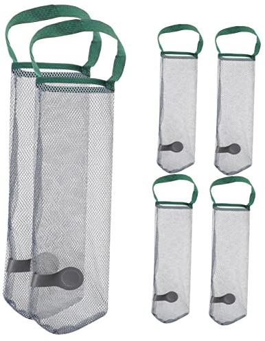 OKUMEYR 6pièces Sacs De Rangement Maille pour Légumes Suspendus Sacs Ventilés pour Fruits Ail Gingembre Et Tomates Panier Suspendu Pratique pour Conservation Frais