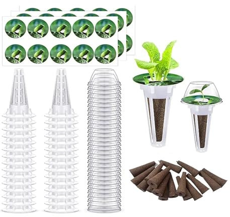 Kit De Gousses De Graines Kit de dosettes de graines 24 pièces, Kit de culture hydroponique, système de démarrage de graines de jardin, fournitures hydroponiques d'intérieur Pour Culture Hydroponique