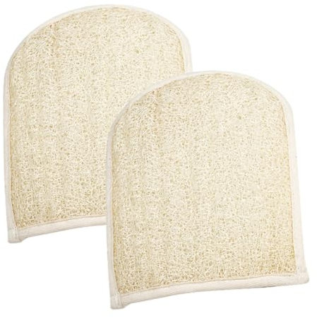 VINTORKY 2stücke Peelinghandschuhe Exfolierende Loofah Duschhandschuhe Für Erwachsene Sanfte Körperreinigung Und Hautpflege Vielseitig Einsetzbar Für Dusche Und Bad