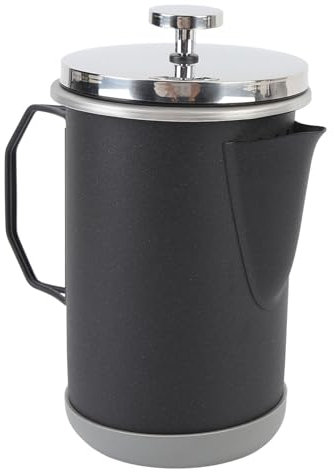 de Prensa Francesa, de Prensa Francesa de Acero Inoxidable 304 de 1000 Ml para el Hogar o el Camping (BLACK)