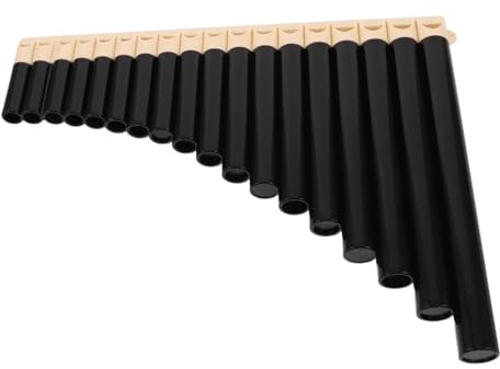 TOYANDONA Panflöte Kinder 16 Röhren Abs Leicht zu Spielen Panflöte zum Lernen für Anfänger Unterricht und Traditionelle Musikaufführungen